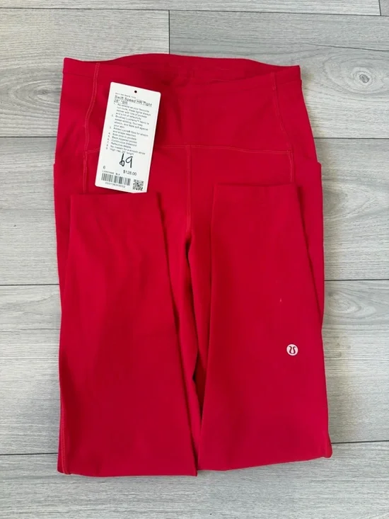 lululemon athletica Red Leggings - Picture 2 of 6